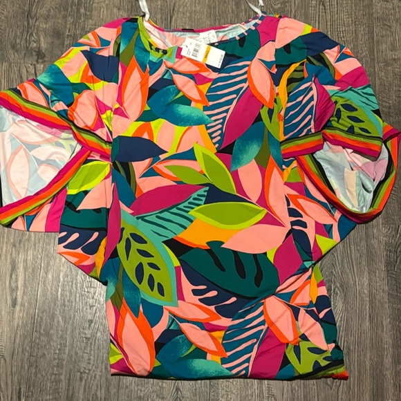 Trina Turk Rainforest Swim Tunic Size Small Brand New With Tags - Picture 4 of 9